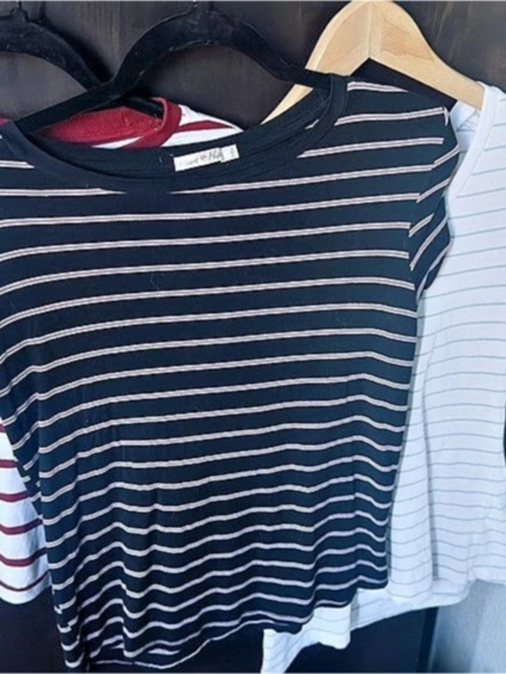 Y2K 90s Striped Tee Bundle XL | Eye Candy + Heart & Hips + Splash | Mall Girl L